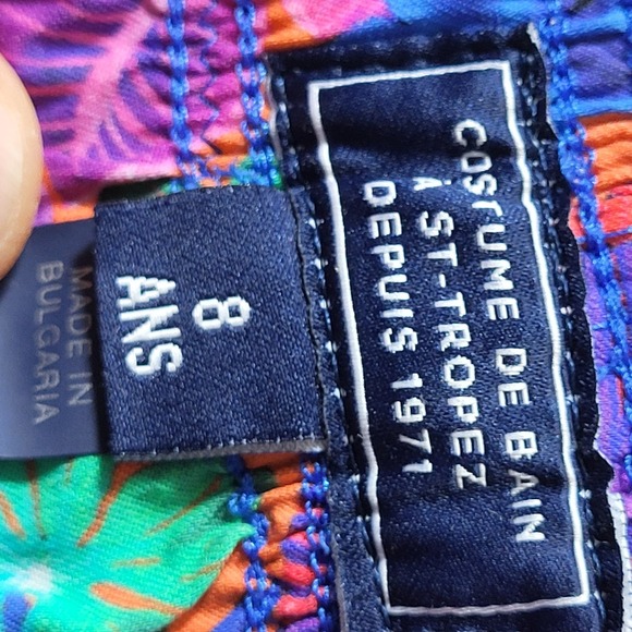 Vilebrequin Swim Trunks Size 8 Floral Print Beach Shorts - Picture 10 of 14